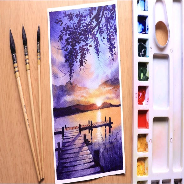 Watercolor painting