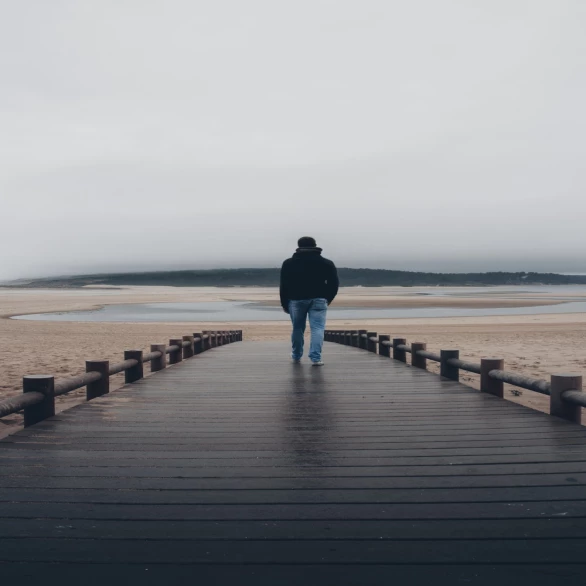 Standing on a Dock